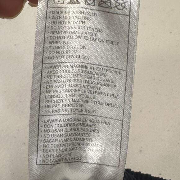 Vintage Nike Pants Womens M Silver Tag Blue Yellow Track Pants Swoosh Y2K 29x32 - Picture 13 of 14